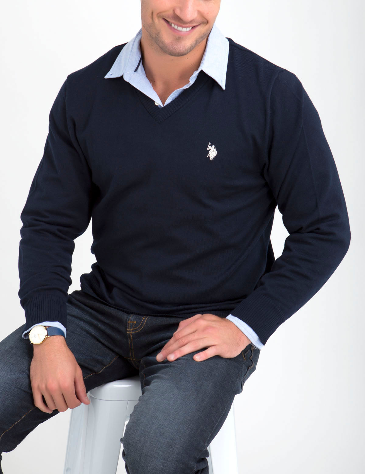 Stretch V-Neck Sweater for Women | Soft & Comfortable