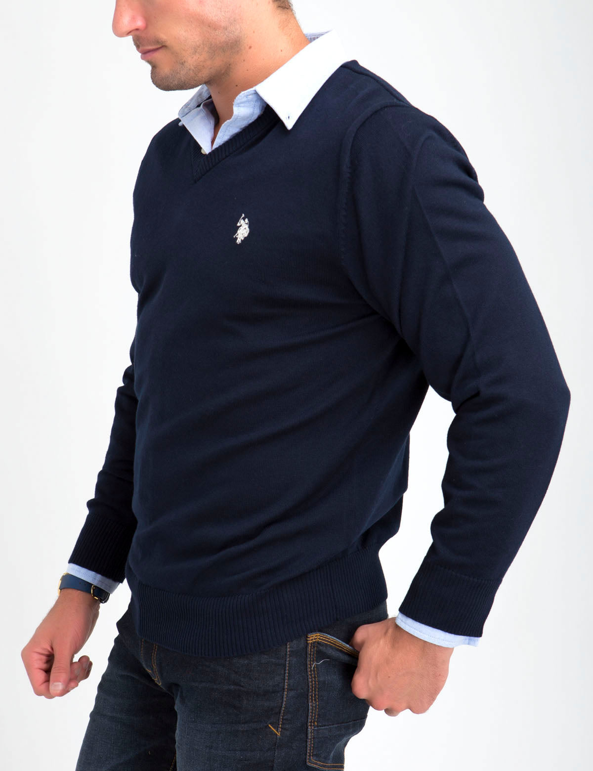 Stretch V-Neck Sweater for Women | Soft & Comfortable
