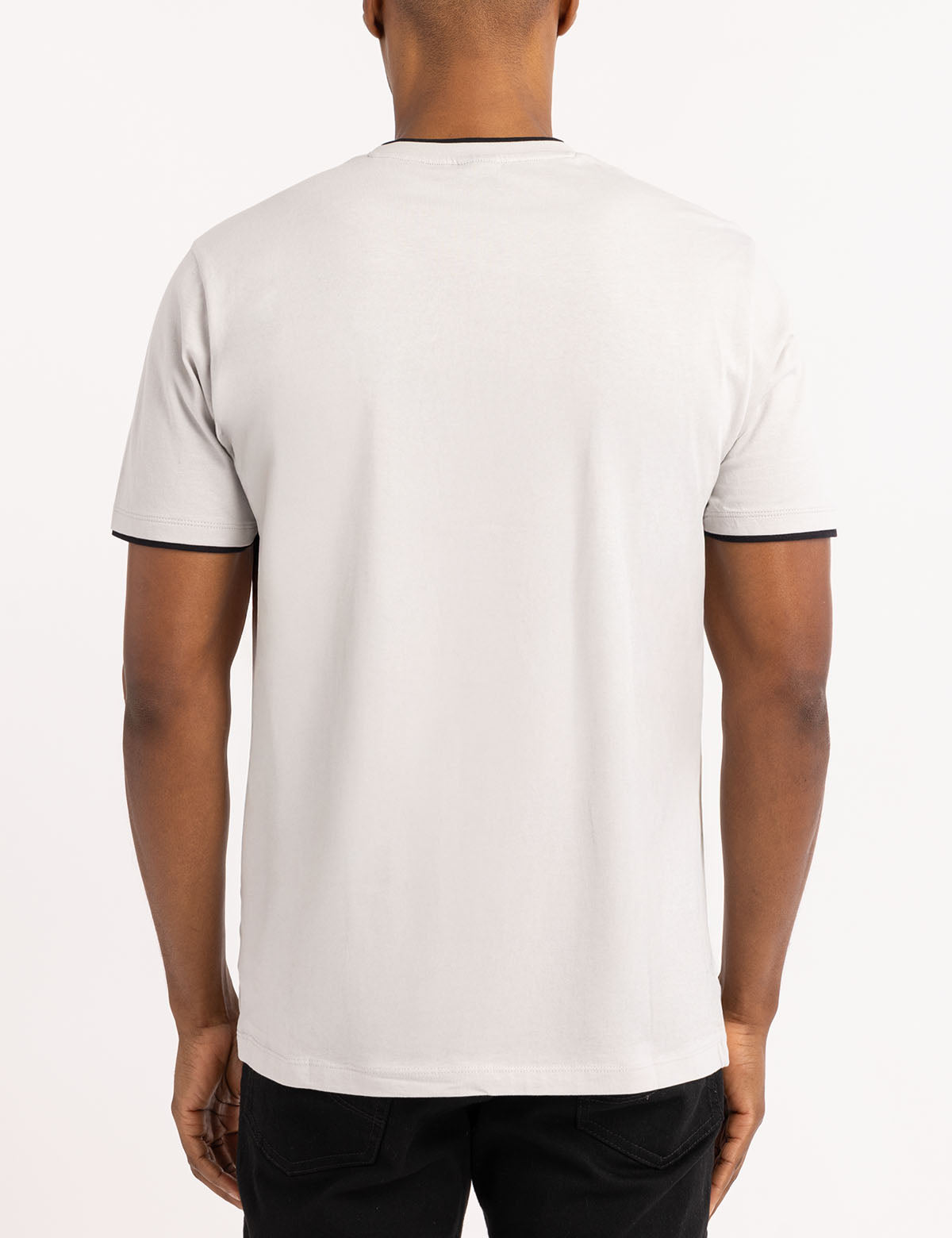 Double V-Neck T-Shirt for Men | Casual Slim Fit Tee