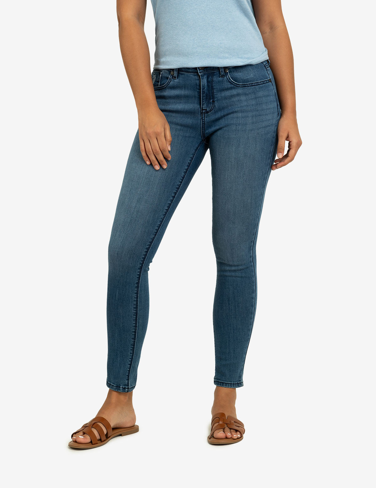 Super Skinny Jeans for Women - Stretch Denim with Waist-Defining Fit
