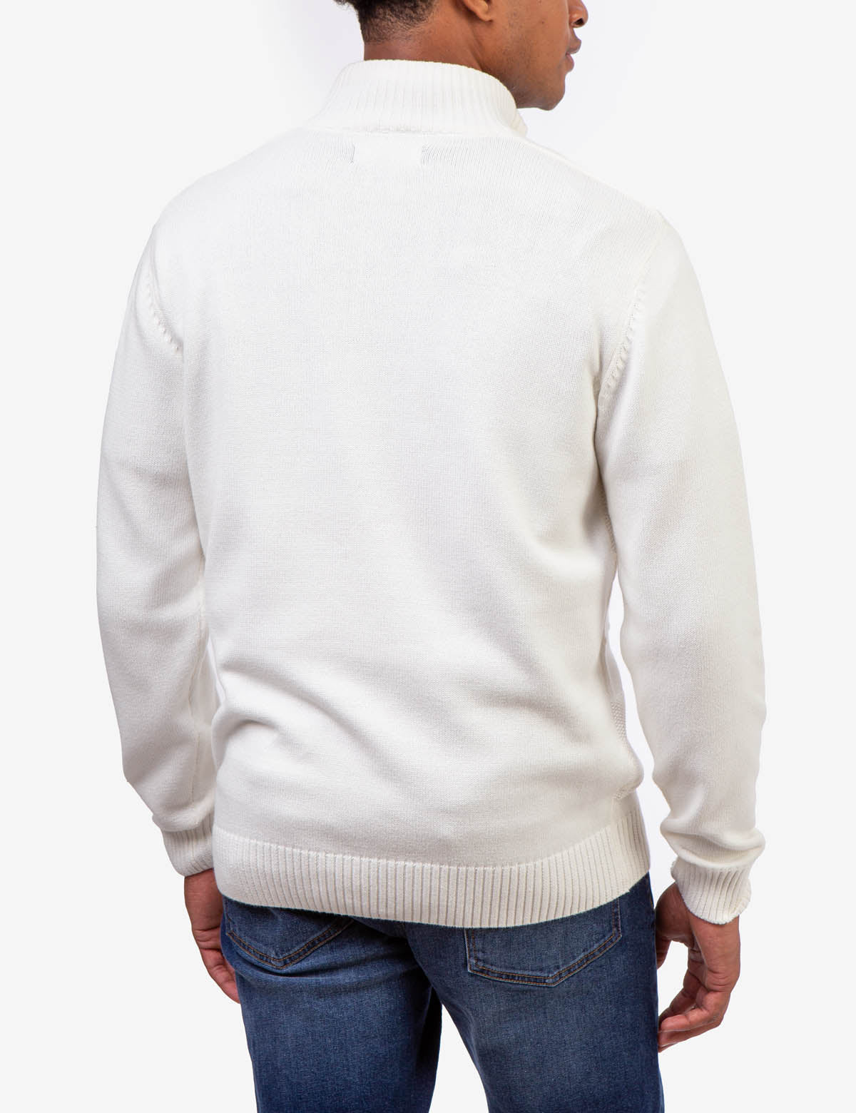 Textured 1/4 Zip Microsherpa Sweater for Men & Women | Cozy Winter Pullover