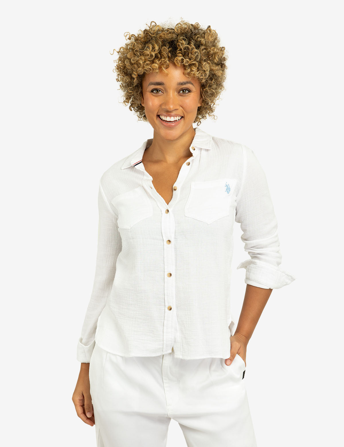 Textured Button-Up Long Sleeve Shirt for Men | Casual & Stylish