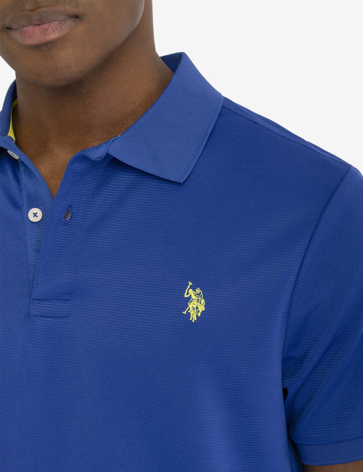 Textured Ottoman Polo Shirt for Men | Premium Cotton Style