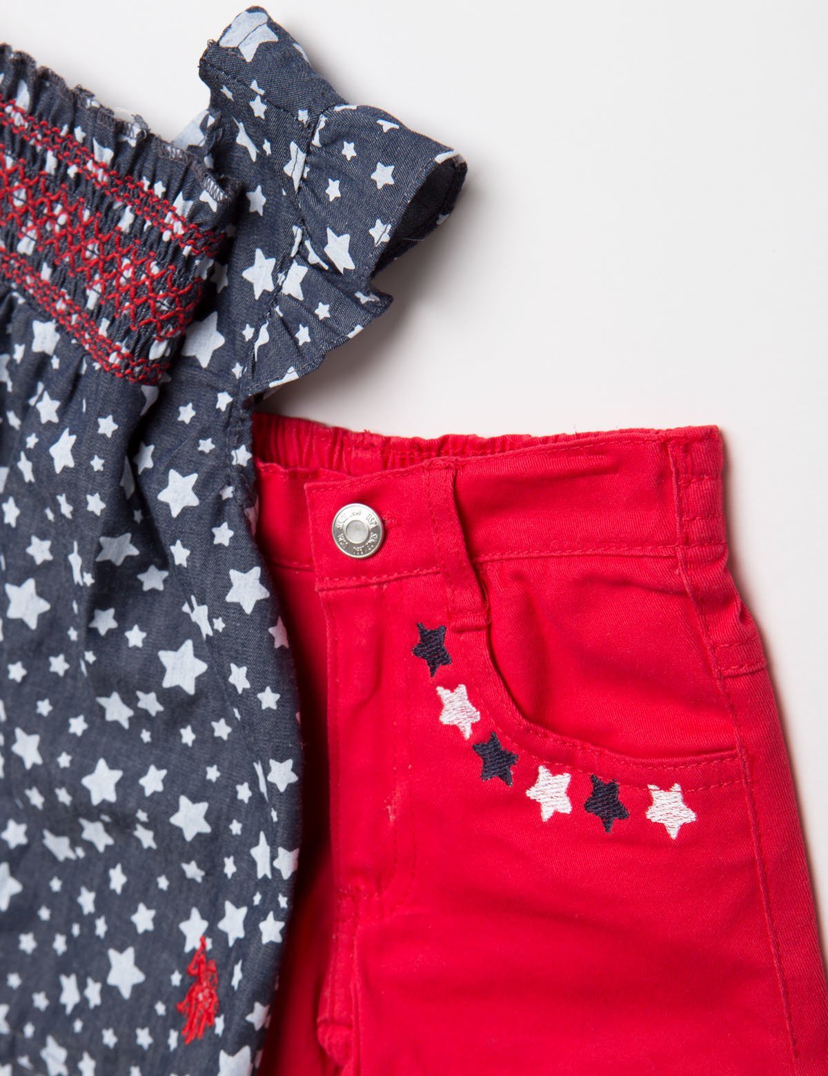 Toddler Smocked Top & Shorts Set | Sleeveless & Elastic Waist