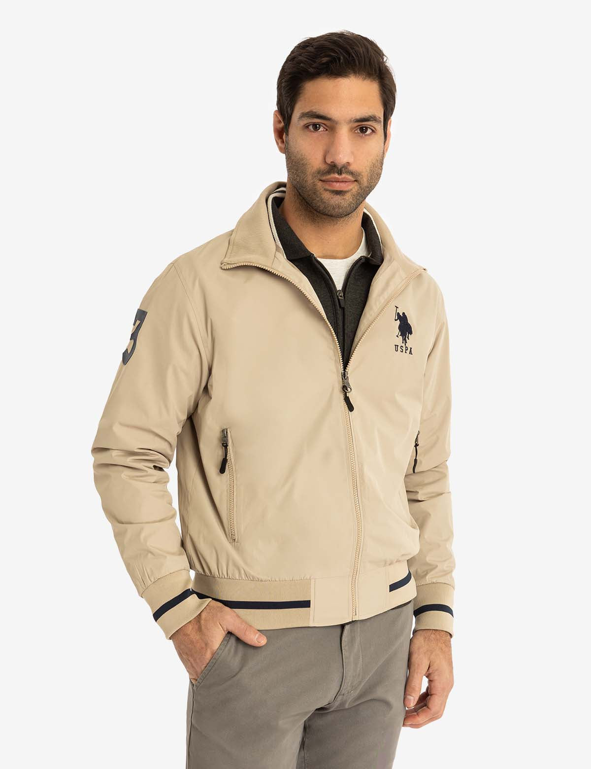 Men's Athletic Track Jacket for Running & Training | SportStyle