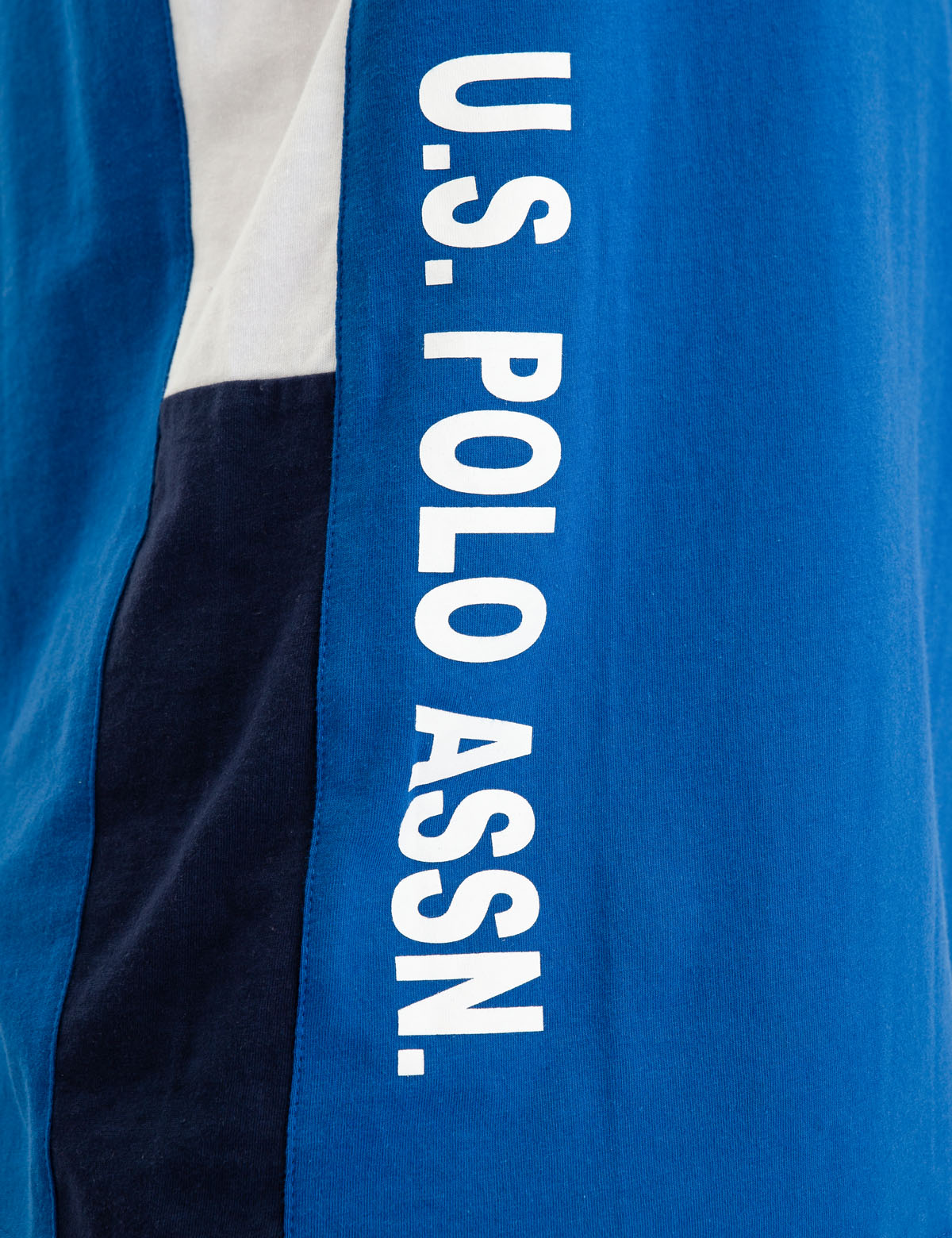 Tri-Color Wordmark Tank with Embroidered Logo & Colorblock Panels | U.S. Polo Assn.