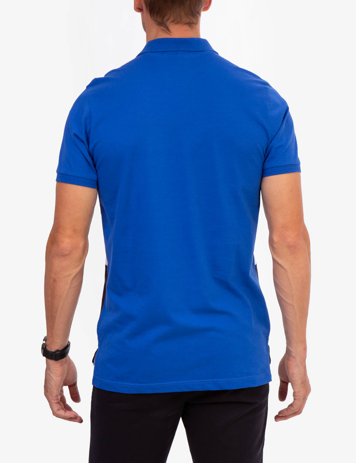 Tri Colorblock Polo Shirt | Jersey Men's Casual Wear