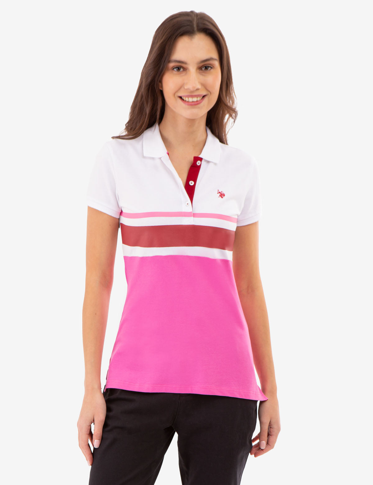 Tri Colorblock Polo Shirt for Men | Casual & Stylish Design