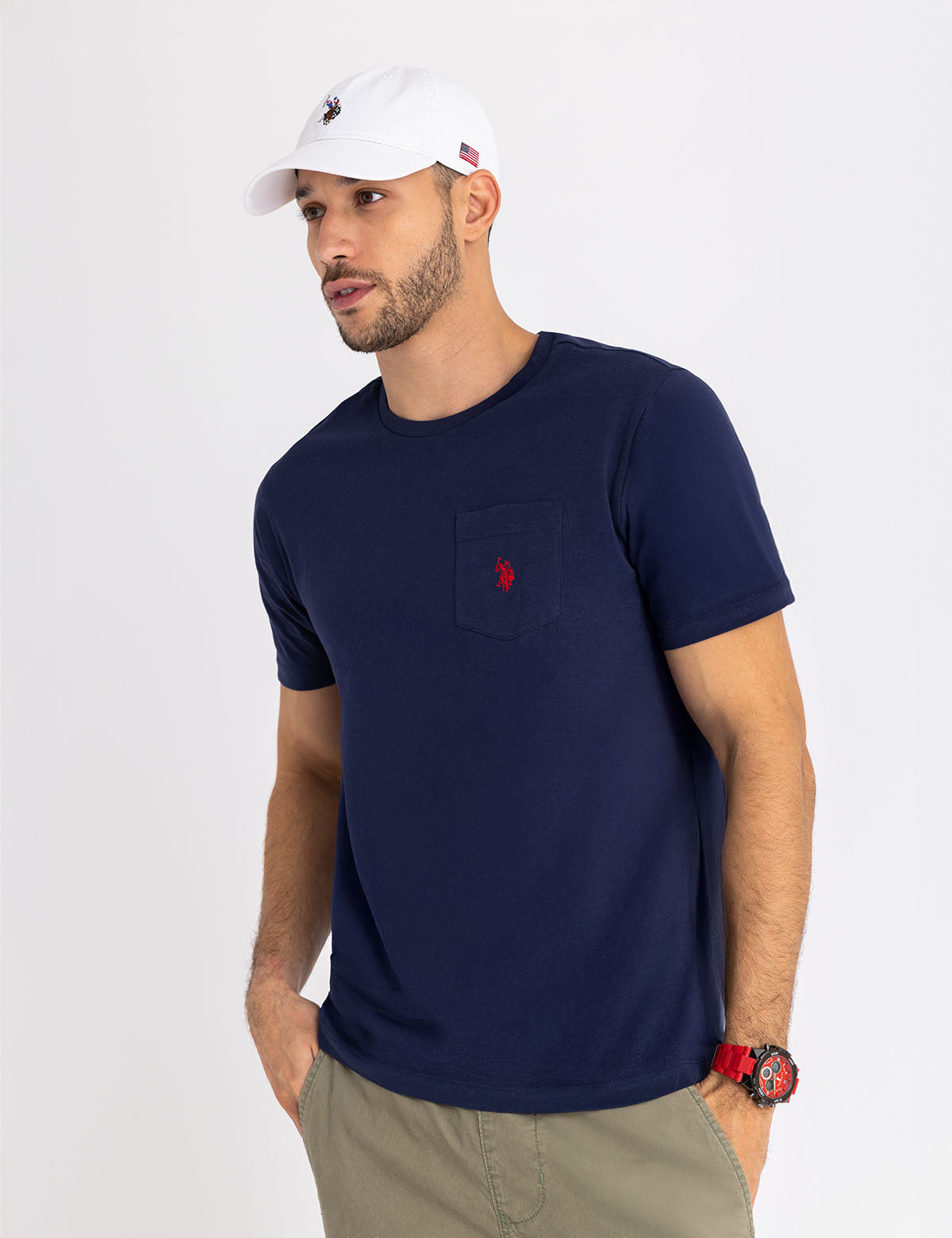 Small Logo Pocket T-Shirt | Casual Comfort Fit Tee