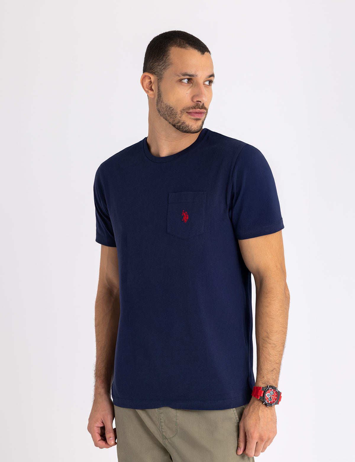 Small Logo Pocket T-Shirt | Casual Comfort Fit Tee