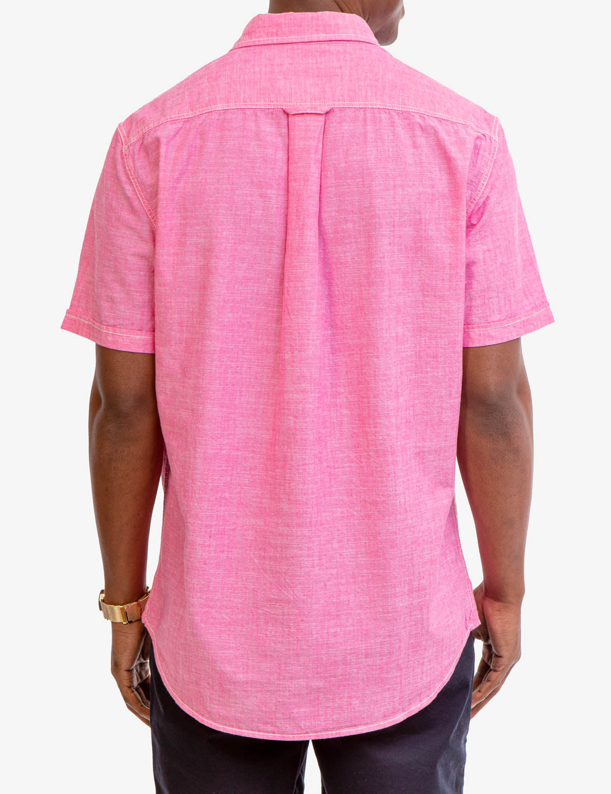 Men's Short Sleeve Utility Shirt with Two Pockets | 100% Cotton