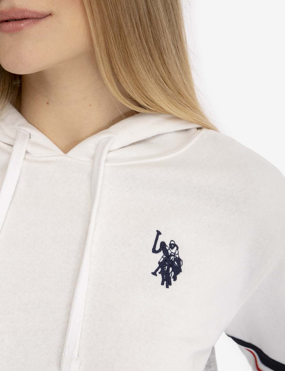 Two-Tone Striped Tape Hoodie | Signature Streetwear Style