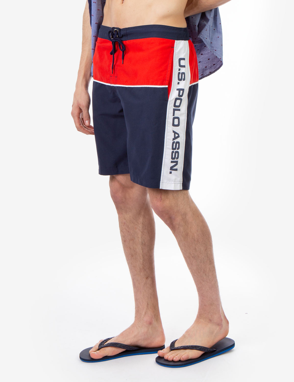 Colorblock Swim Trunks with Drawstring & Pockets | U.S. Polo Assn.