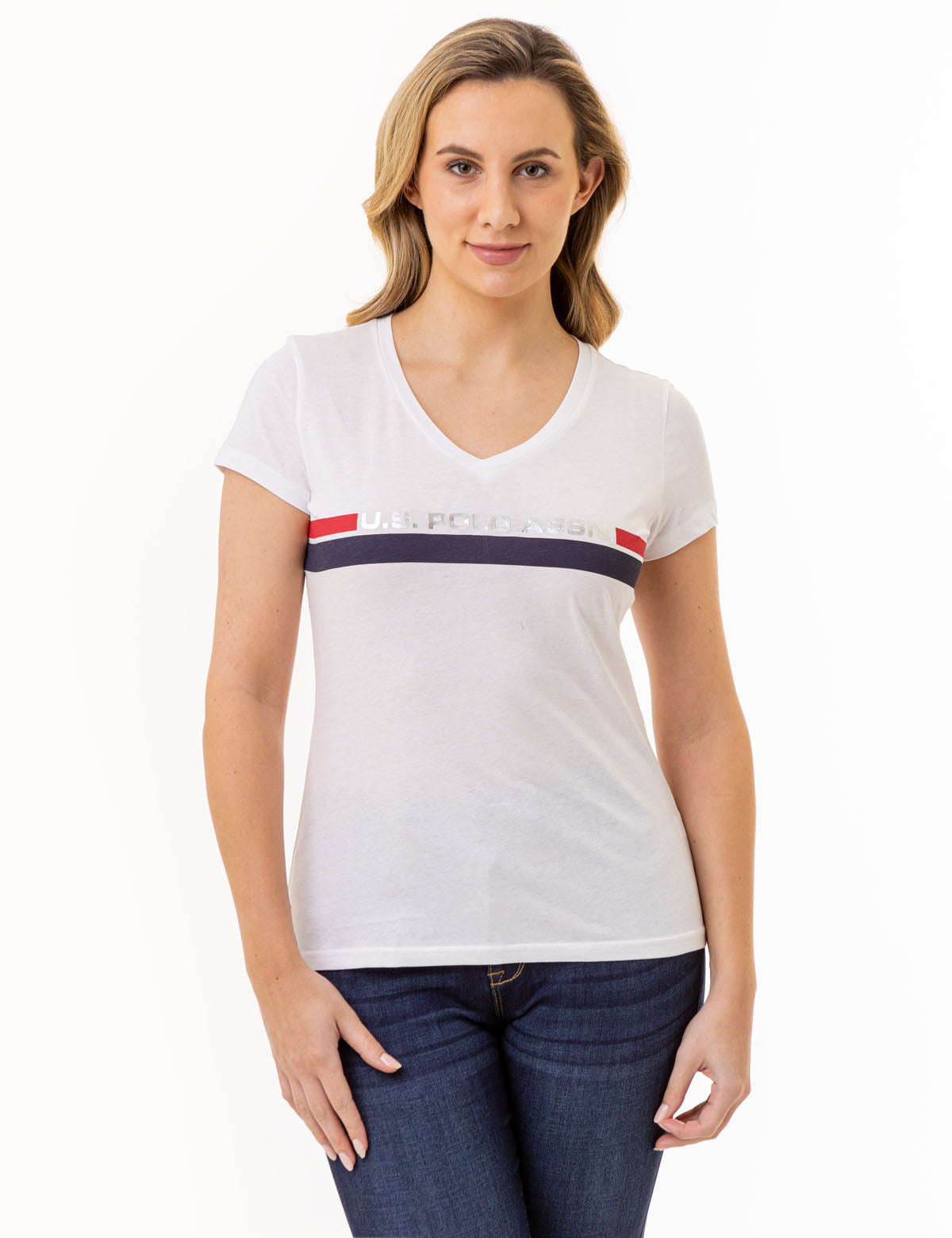 Men's Dual Stripe Polo T-Shirt | U.S. Polo Assn.