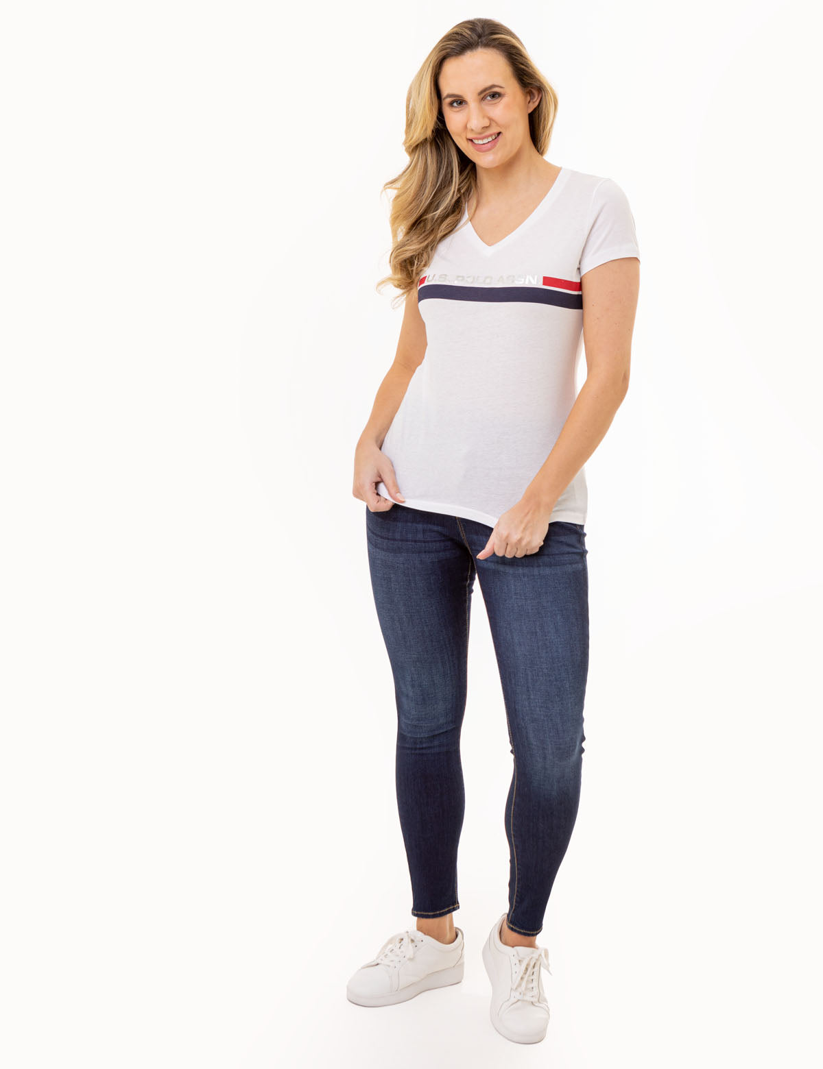 Men's Dual Stripe Polo T-Shirt | U.S. Polo Assn.
