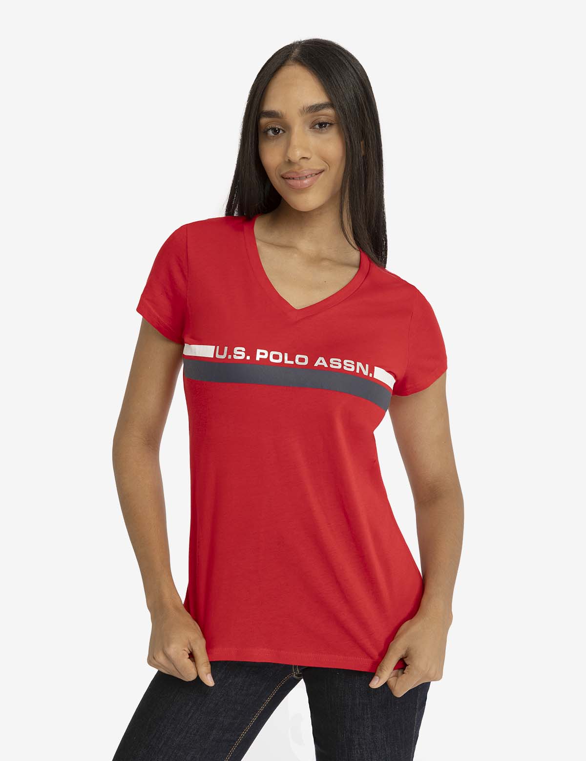 Men's Dual Stripe Polo T-Shirt | U.S. Polo Assn.