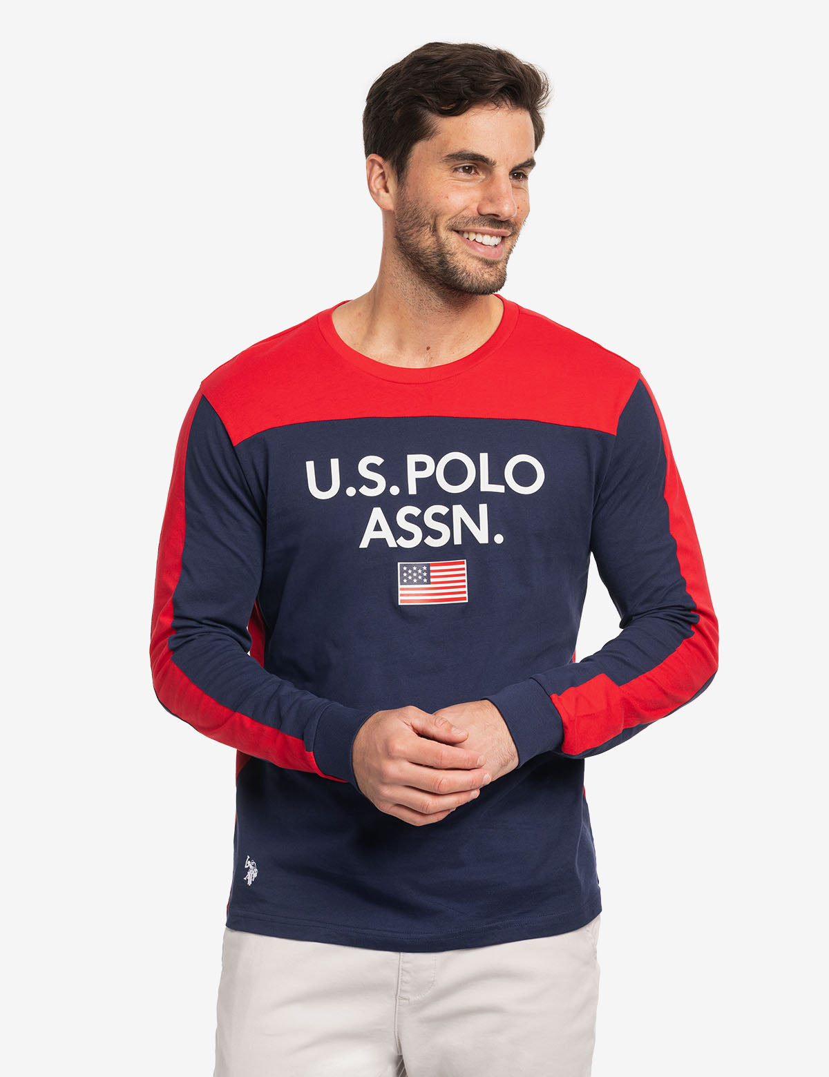 Pieced Cotton T-Shirt for Men & Women | U.S. Polo Assn.