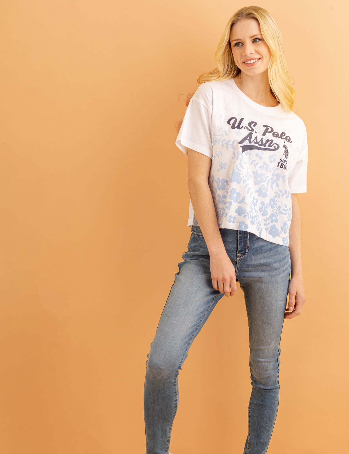 Faded Floral T-Shirt for Men & Women | U.S. Polo Assn.