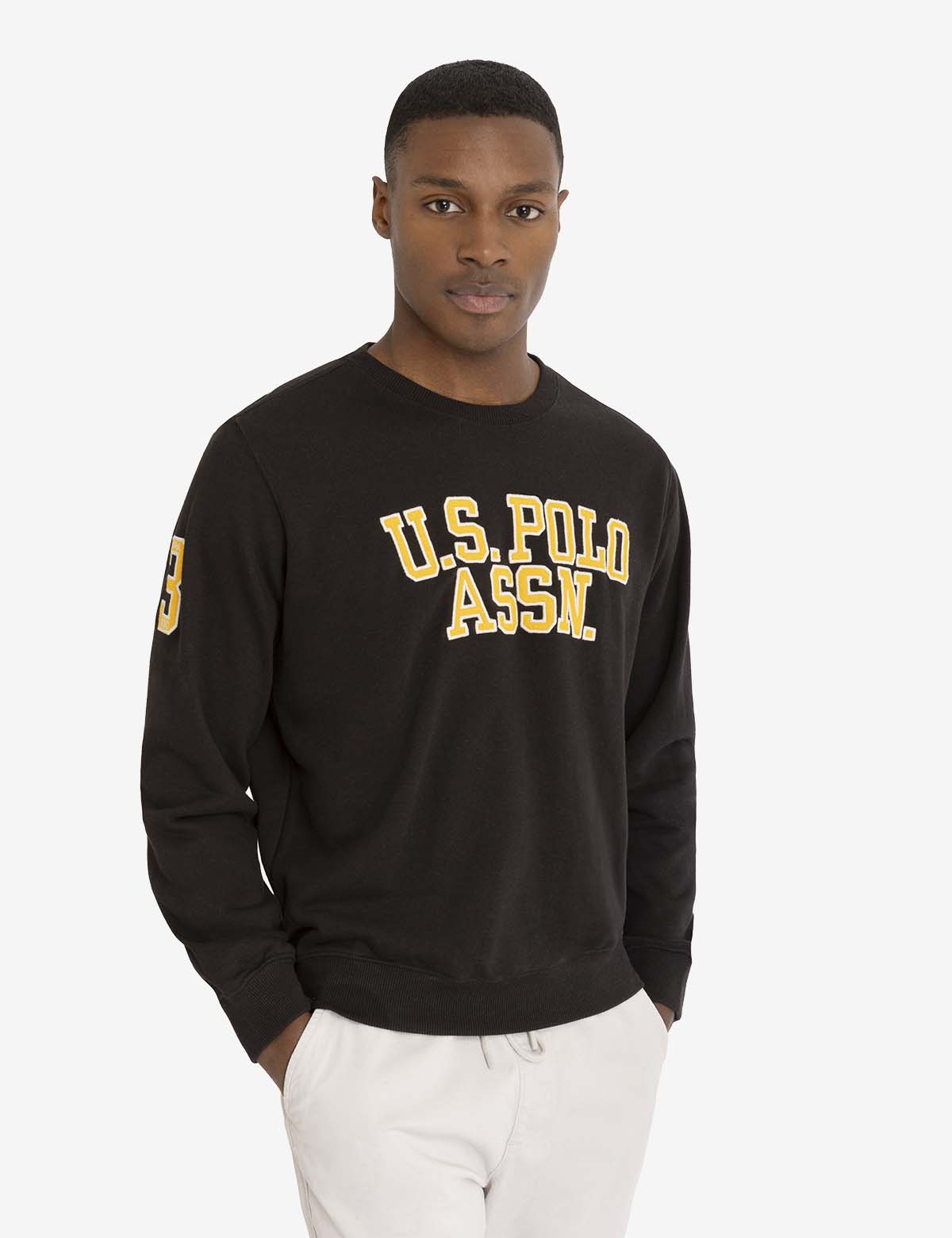 French Terry Pullover with Applique Design | U.S. Polo Assn.