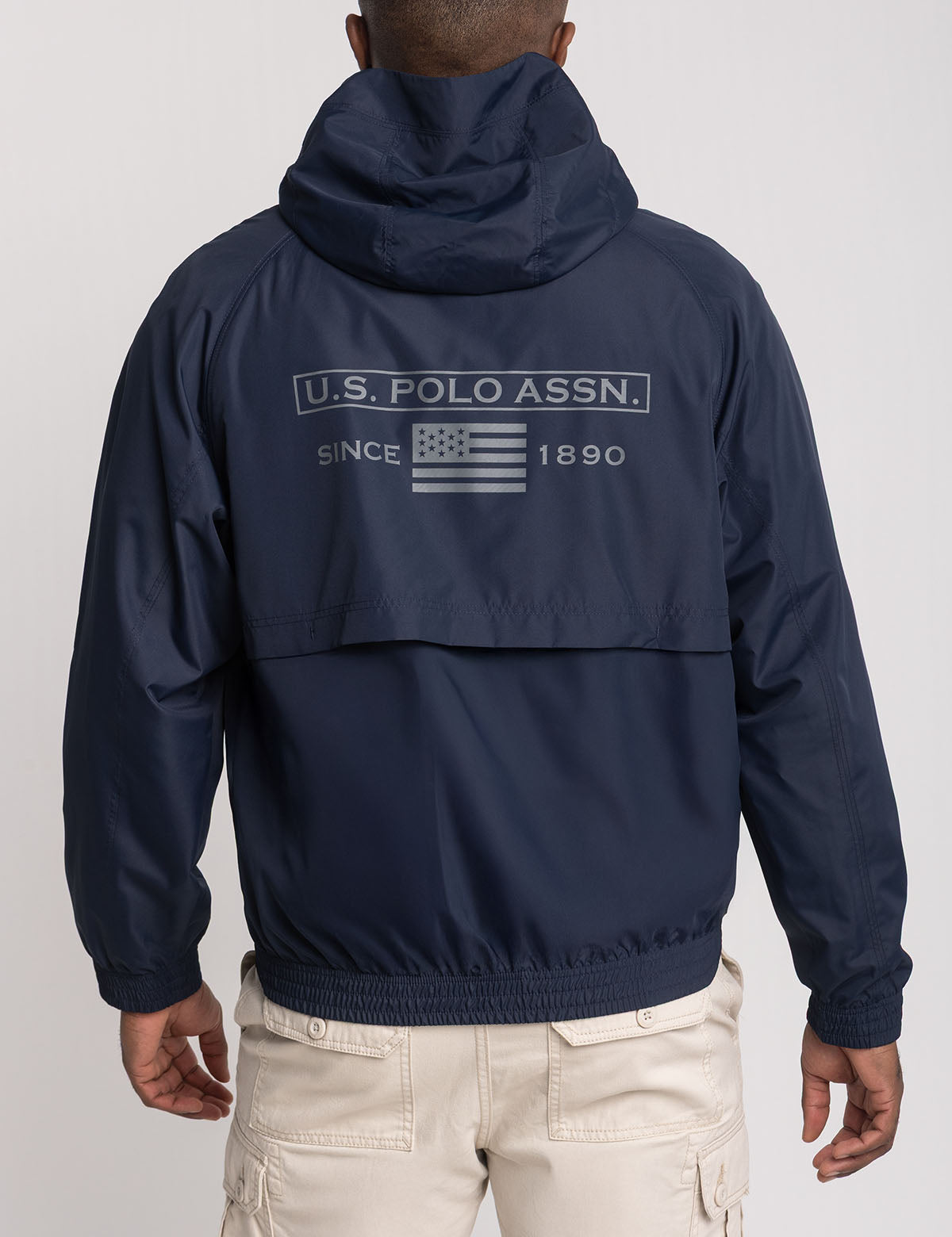 Lightweight Hooded Windbreaker Jacket for Men | U.S. Polo Assn.