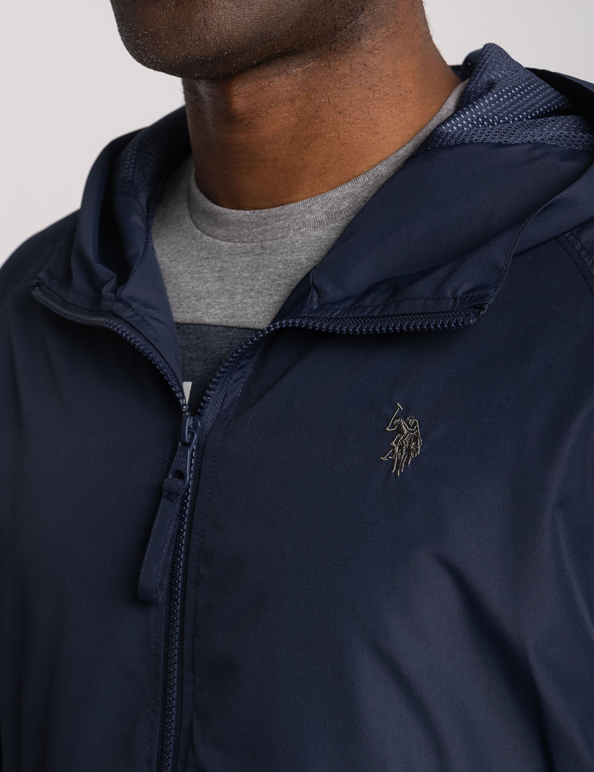 Lightweight Hooded Windbreaker Jacket for Men | U.S. Polo Assn.