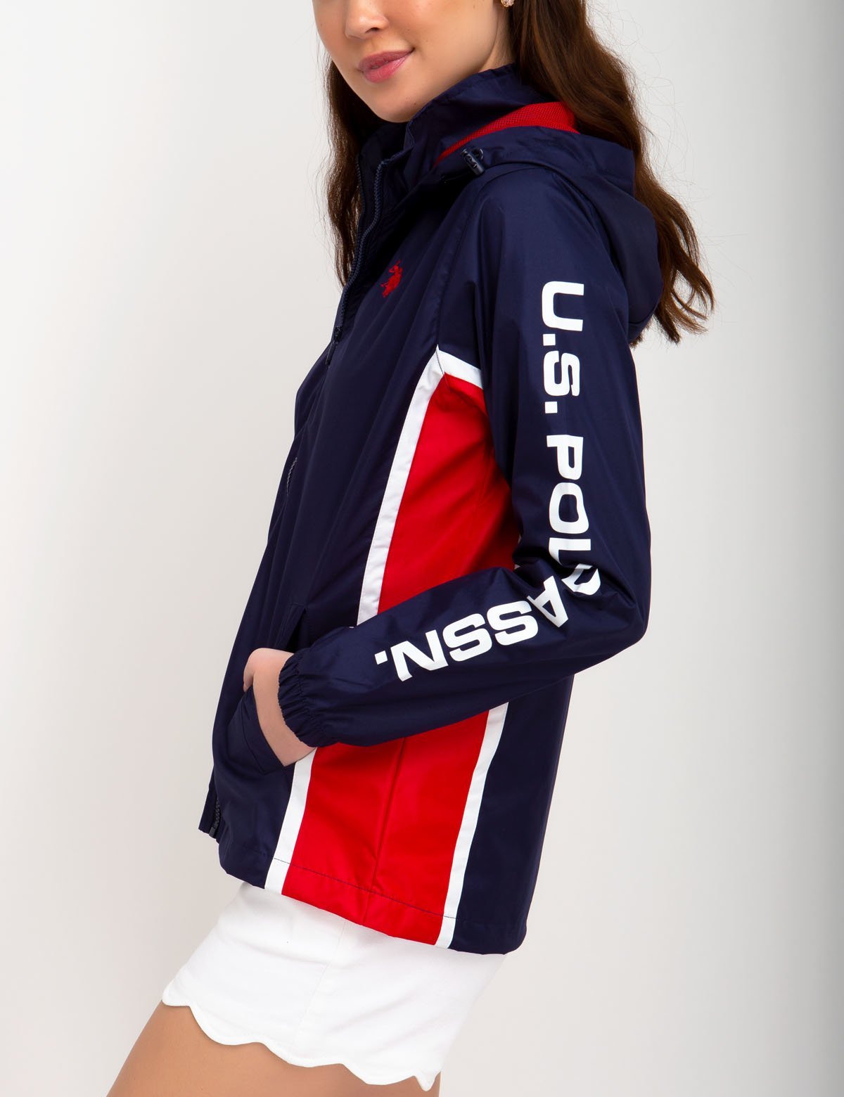 Men's Hooded Windbreaker Jacket for Outdoor | U.S. Polo Assn.