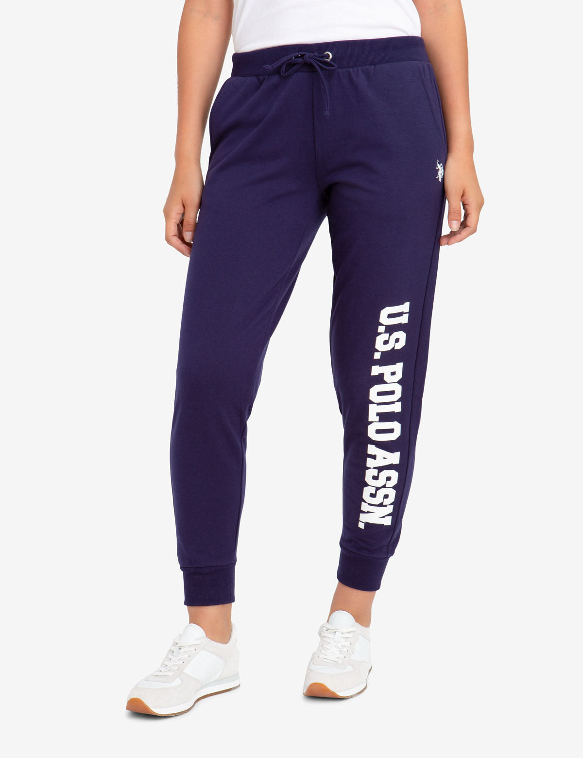 Men's Cotton Joggers with Drawstring Waist & Side Pockets | U.S. Polo Assn.