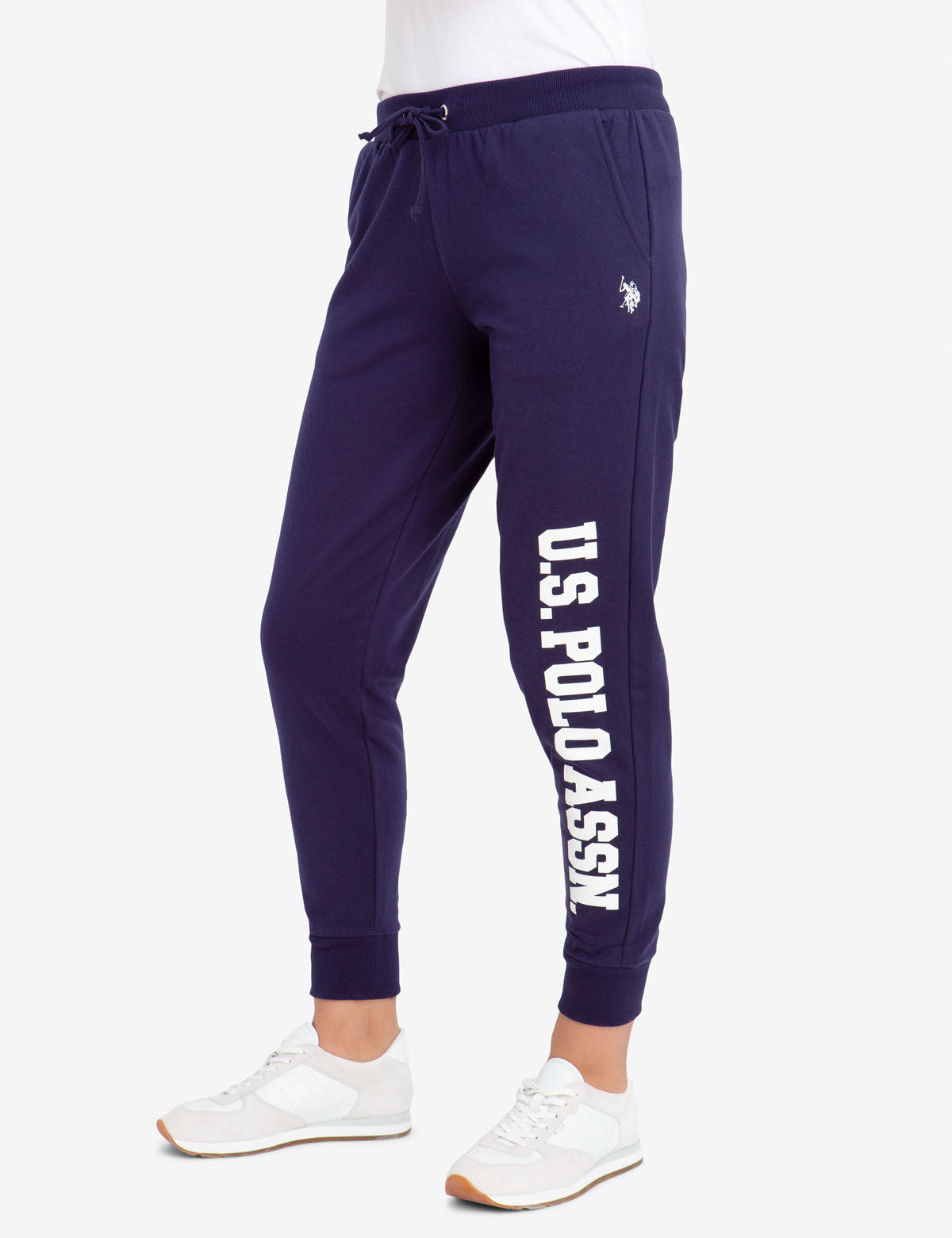 Men's Cotton Joggers with Drawstring Waist & Side Pockets | U.S. Polo Assn.