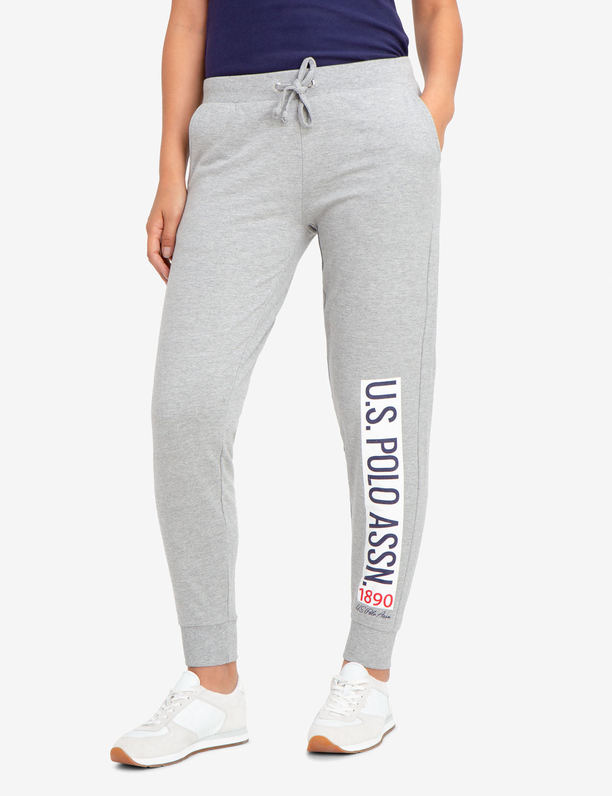 Men's Cotton Joggers with Drawstring Waist & Side Pockets | U.S. Polo Assn.
