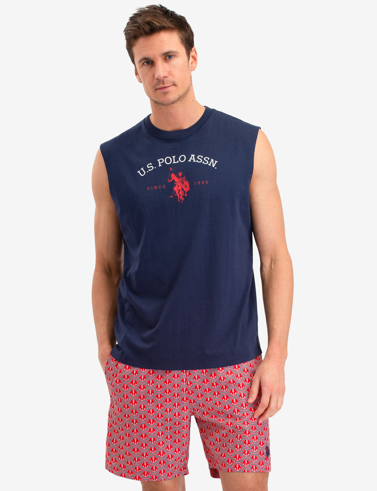 Relaxed Fit Muscle Tank for Men | U.S. Polo Assn.