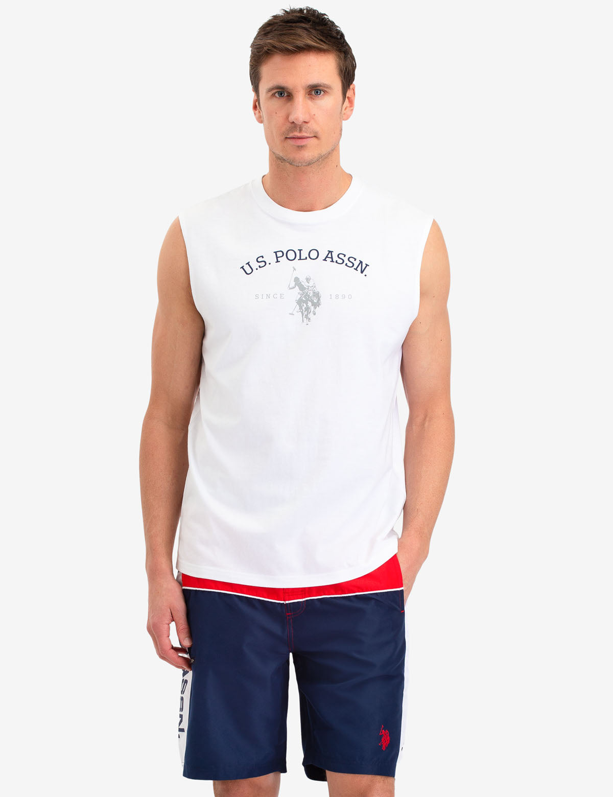 Relaxed Fit Muscle Tank for Men | U.S. Polo Assn.