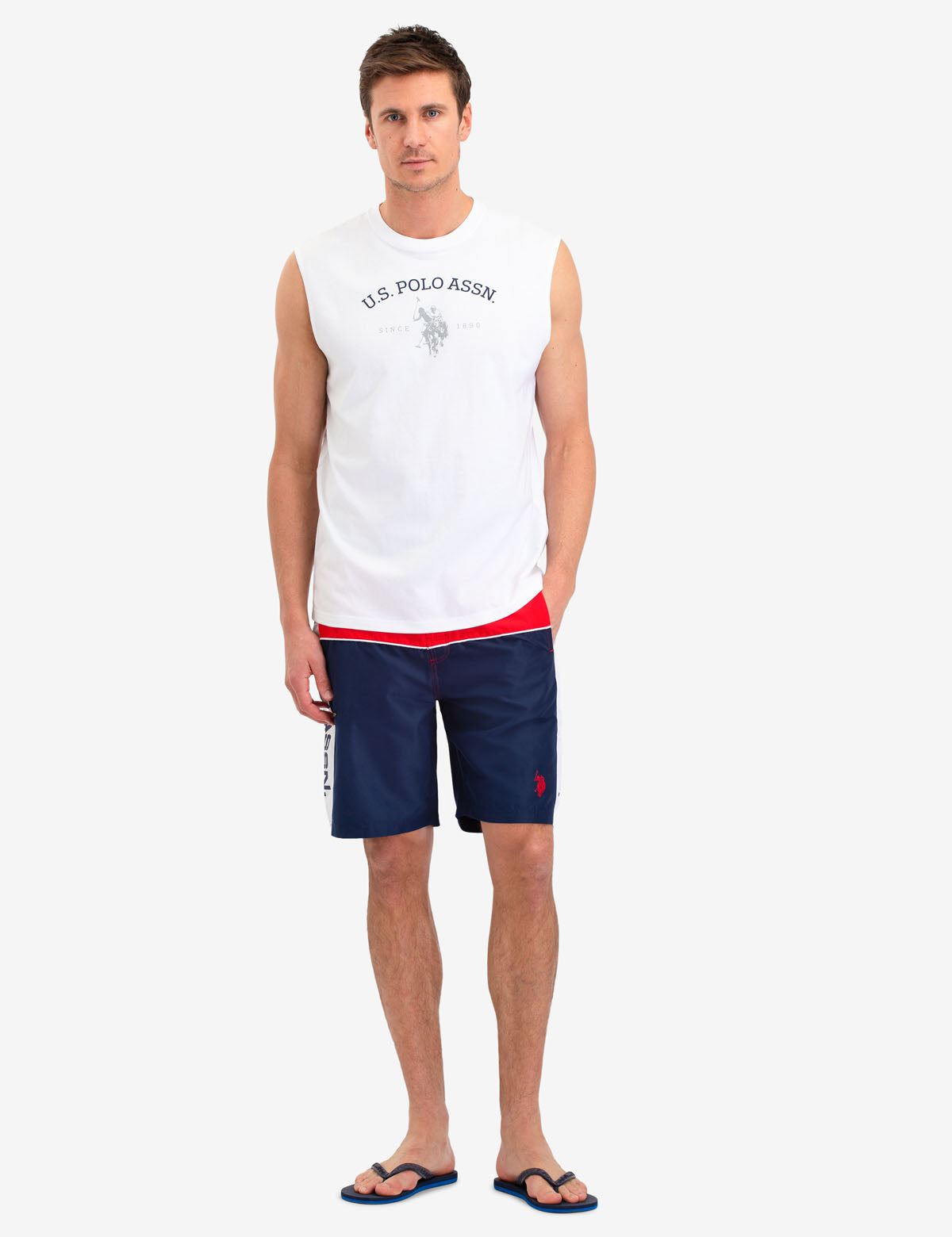 Relaxed Fit Muscle Tank for Men | U.S. Polo Assn.