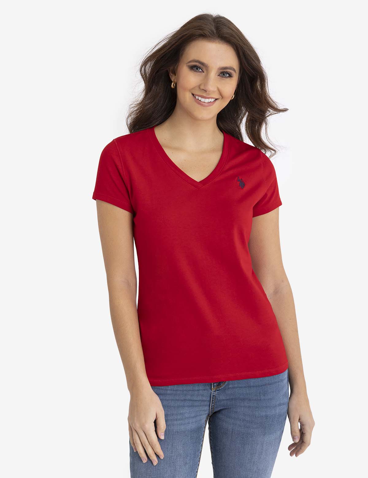 Classic V-Neck T-Shirt for Layering & Everyday Wear | Multiple Colors