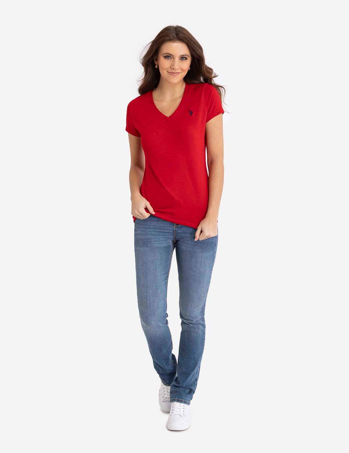 Classic V-Neck T-Shirt for Layering & Everyday Wear | Multiple Colors