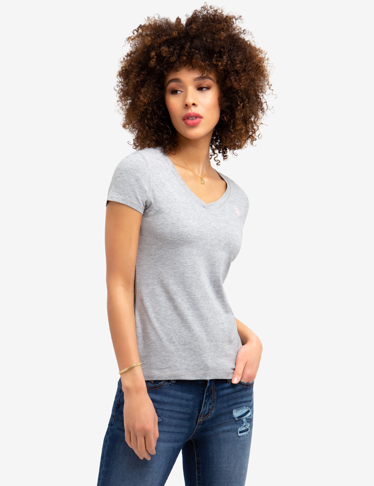 Classic V-Neck T-Shirt for Layering & Everyday Wear | Multiple Colors