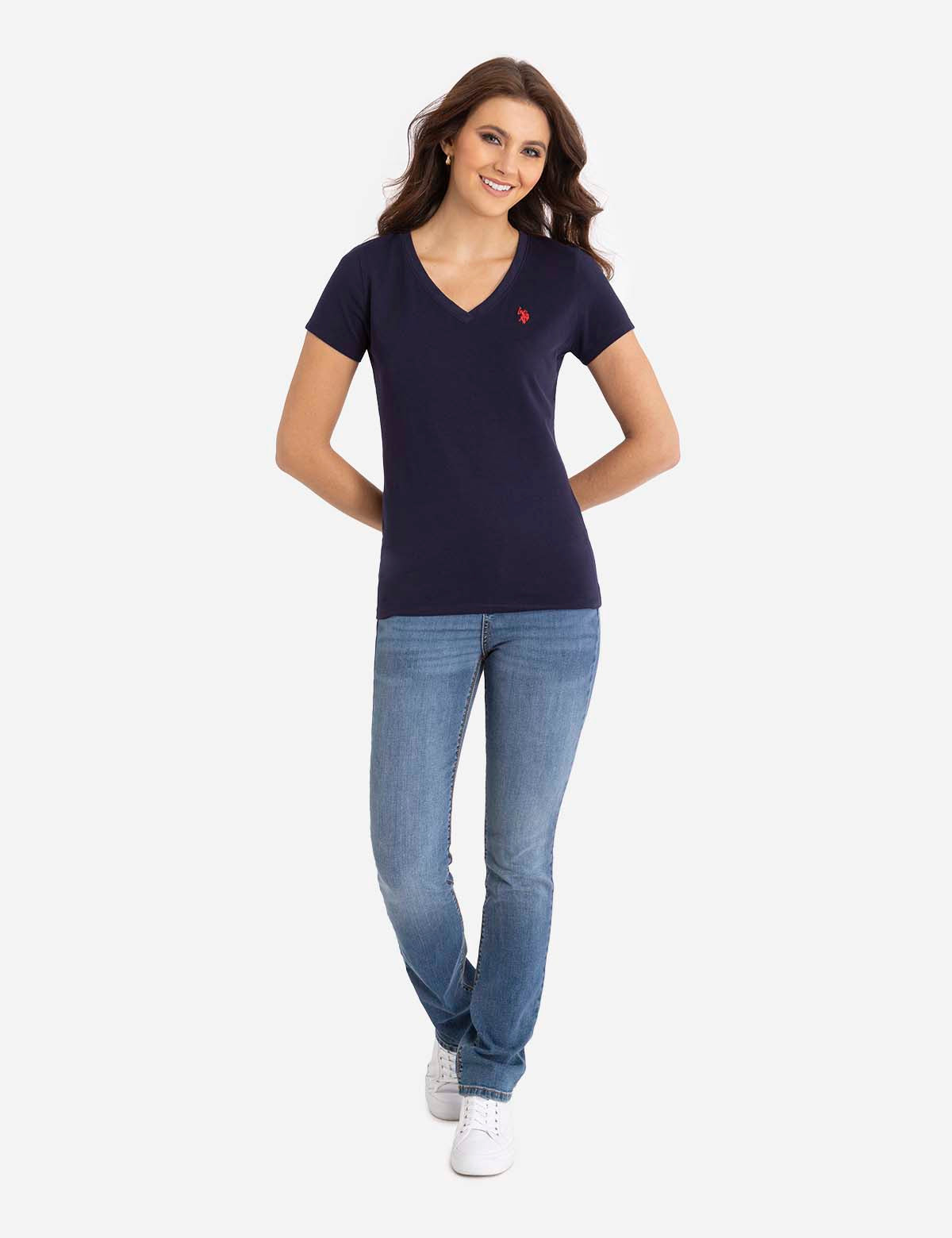 Classic V-Neck T-Shirt for Layering & Everyday Wear | Multiple Colors