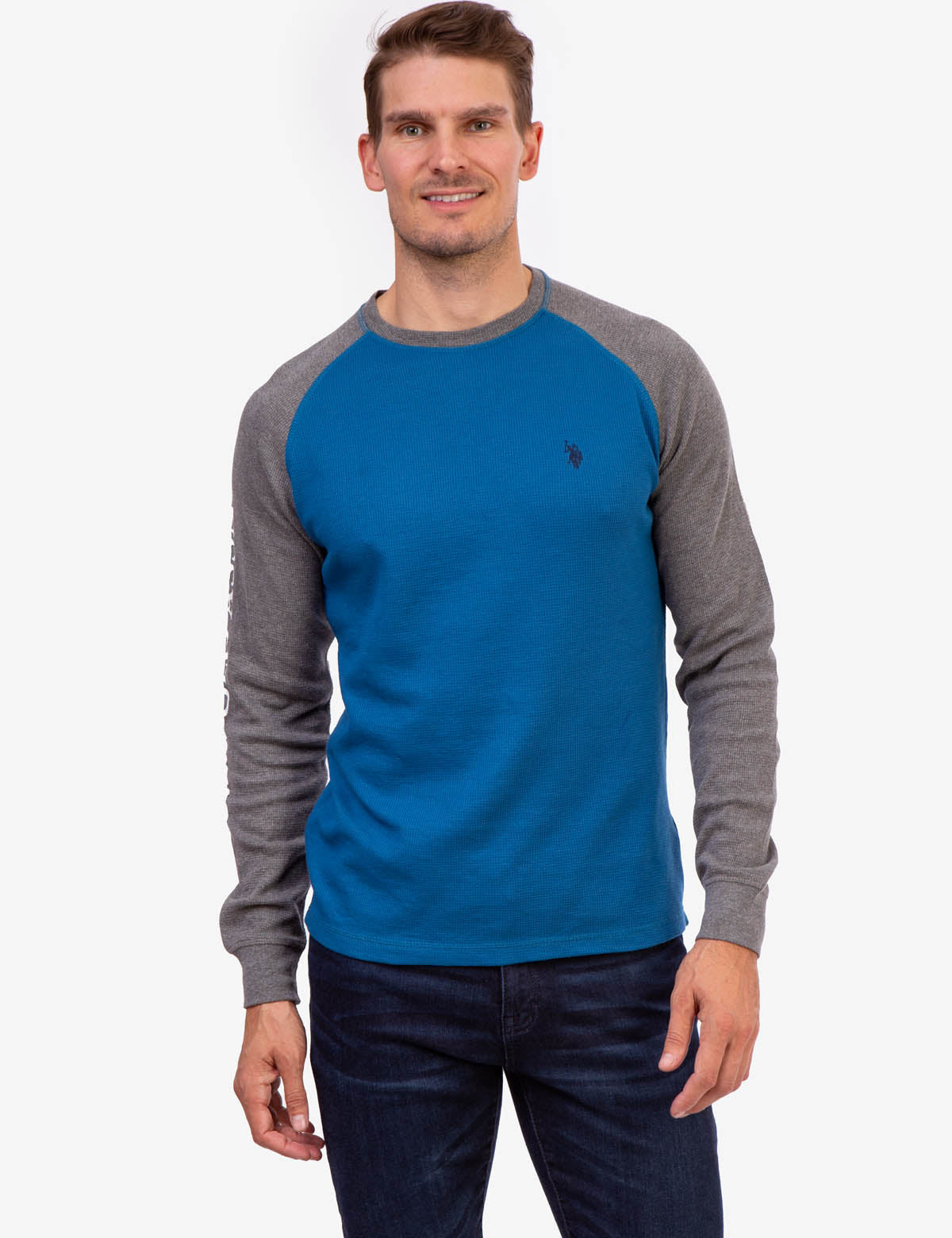 Men's Thermal Shirt with Raglan Sleeves | U.S. Polo Assn.