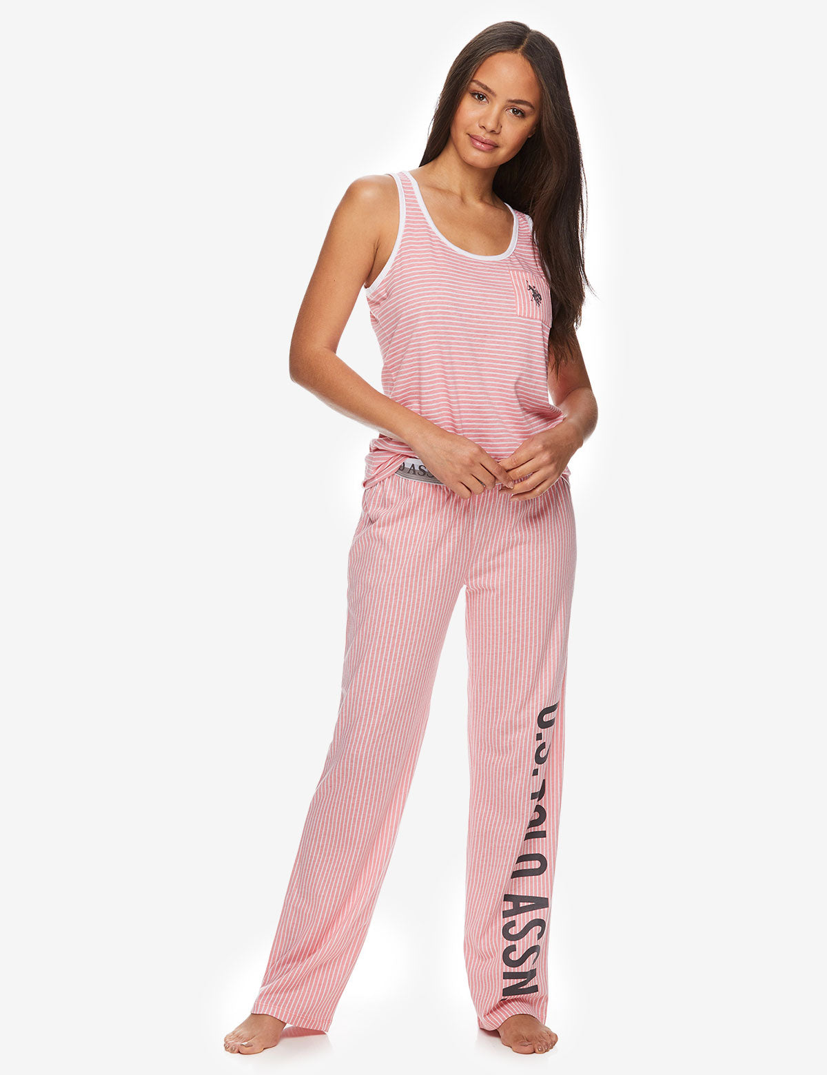 Striped Sleeveless Lounge Set for Women | U.S. Polo Assn.