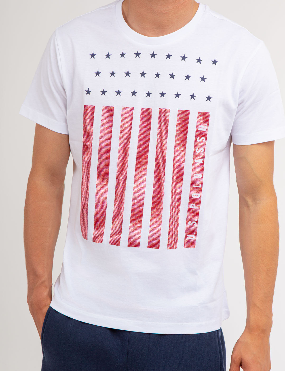 Vertical Flag Jersey T-Shirt for Men | U.S. Polo Assn.