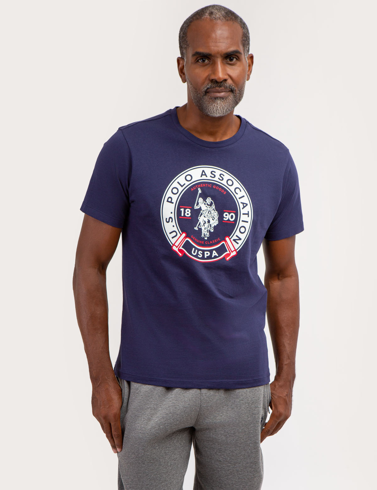 Round Graphic T-Shirt for Men & Women | U.S. Polo Association