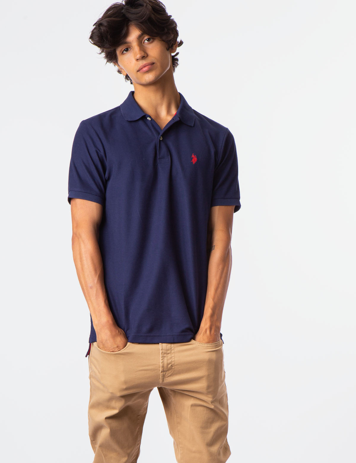 Breathable Pique Polo Shirt for Men with Stretch | Ultimate