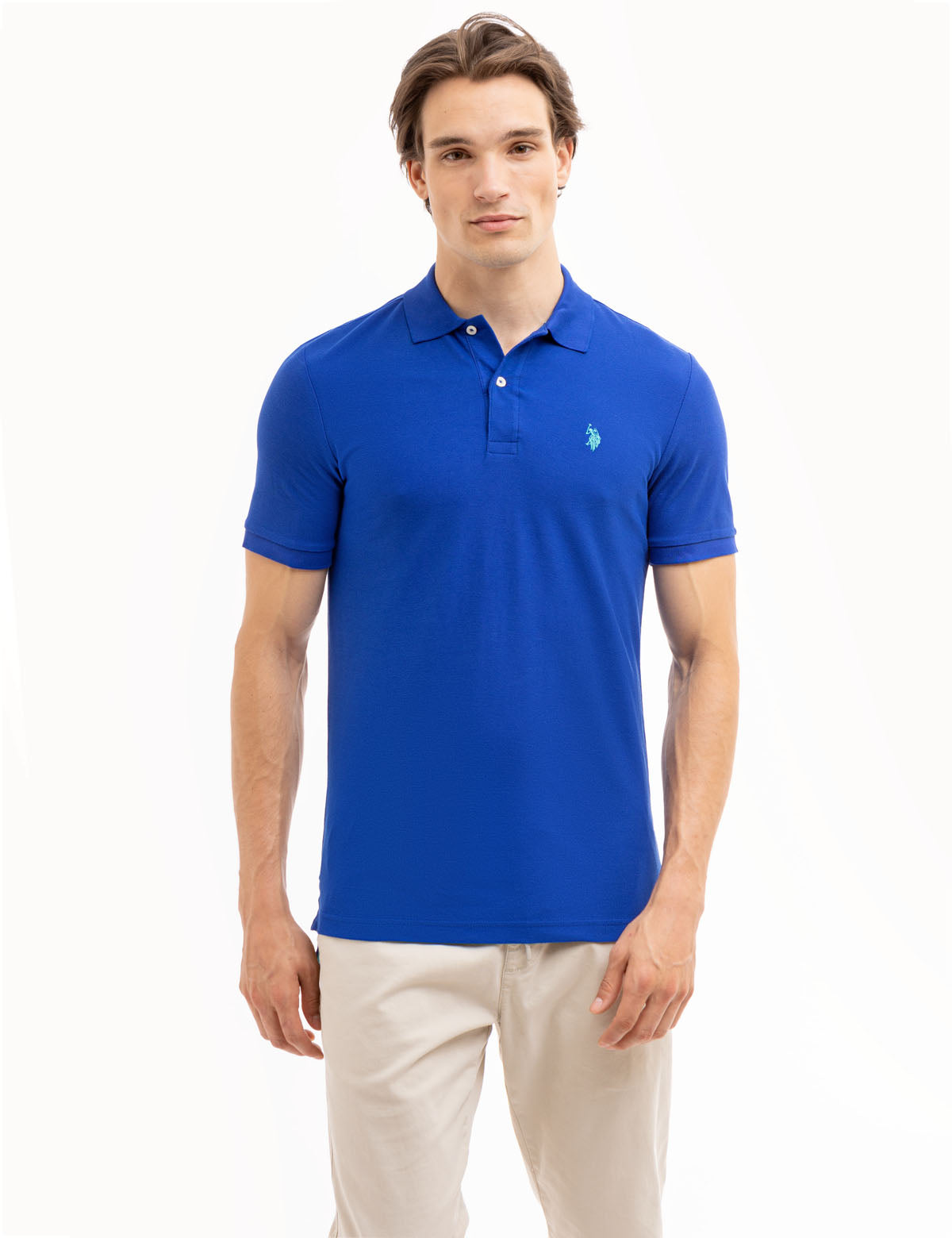 Breathable Pique Polo Shirt for Men with Stretch | Ultimate