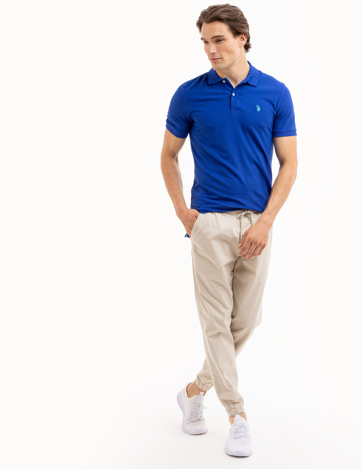 Breathable Pique Polo Shirt for Men with Stretch | Ultimate