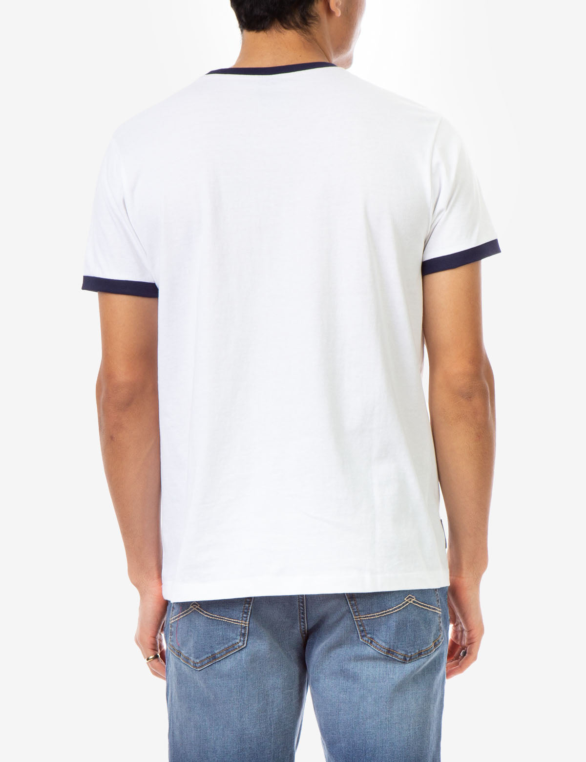 USA Logo Crew Neck T-Shirt with Contrast Trim & USPA Stitching