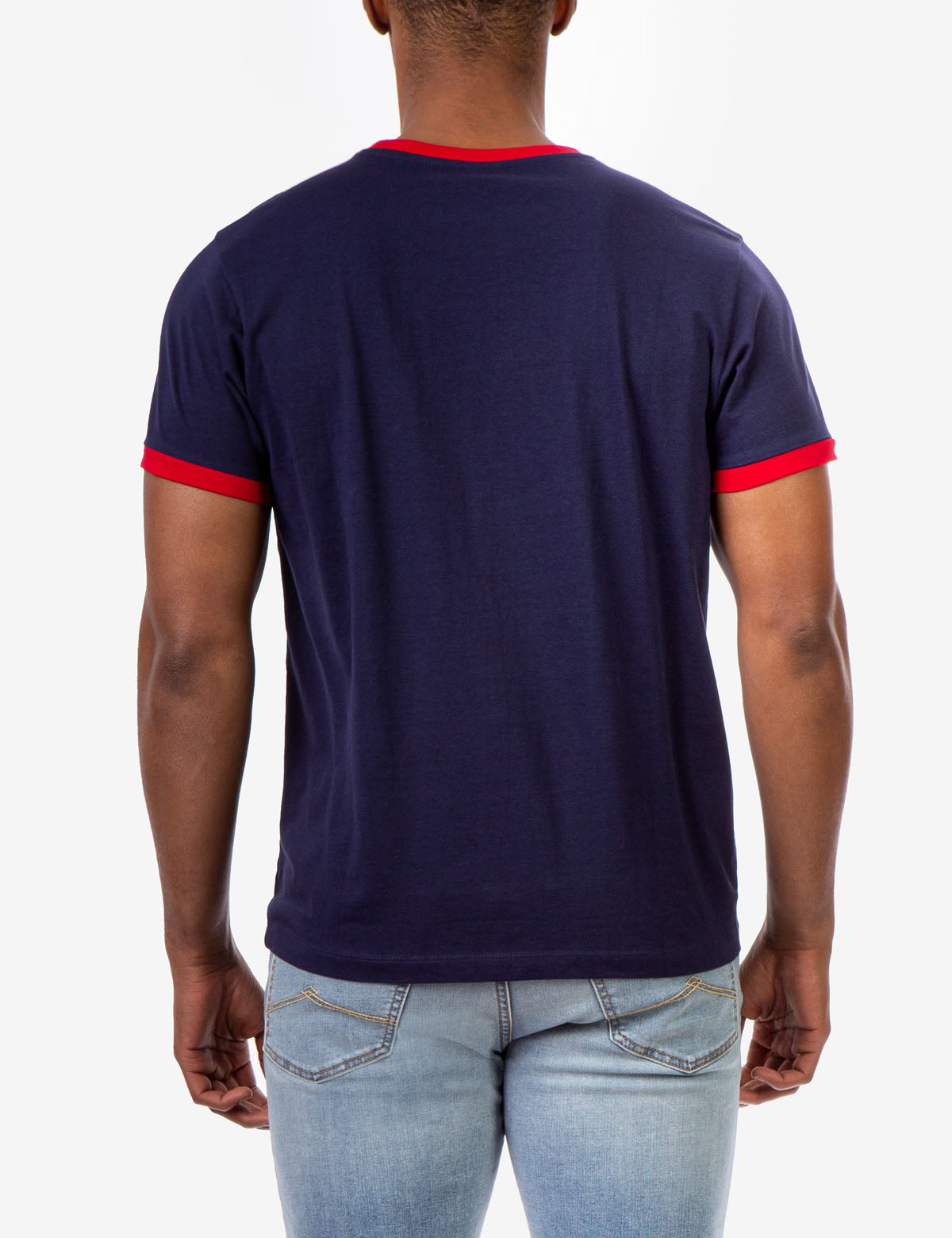 USA Logo Crew Neck T-Shirt with Contrast Trim & USPA Stitching