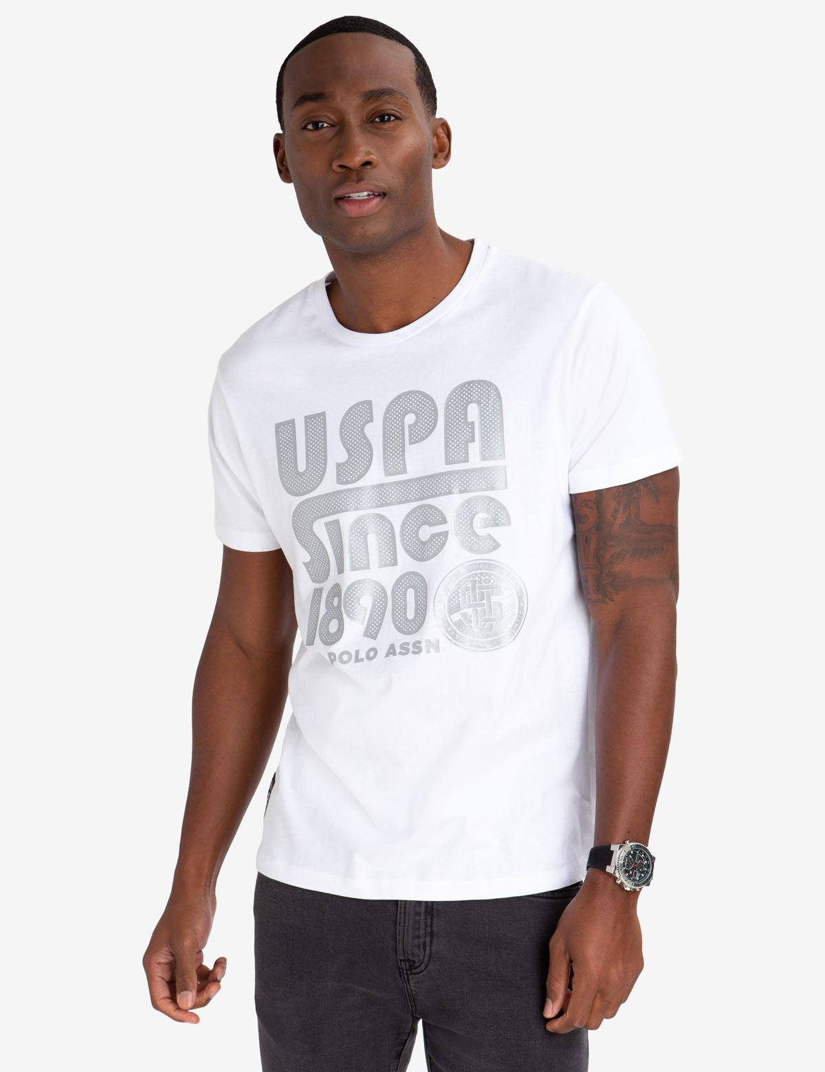 Relaxed Fit Graphic T-Shirt | USPA 1890 Cotton Tee