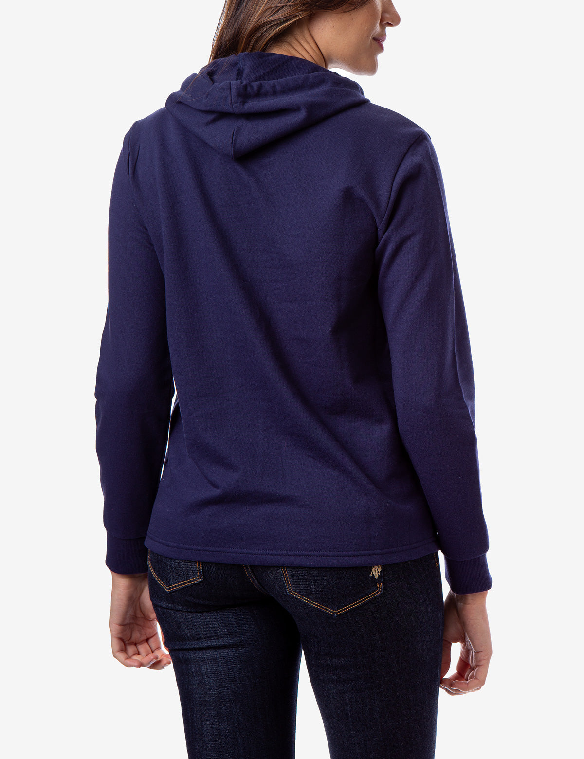 Colorblock Hoodie with USPA Lettering & Drawstring Hood | USPA