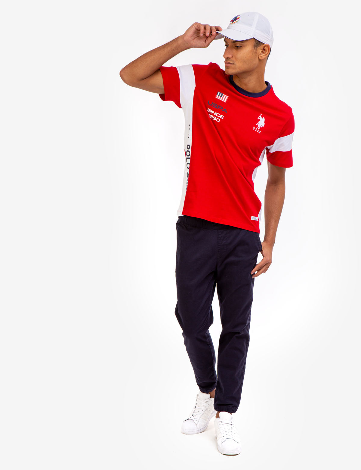 Colorblock Jersey T-Shirt for Men | USPA