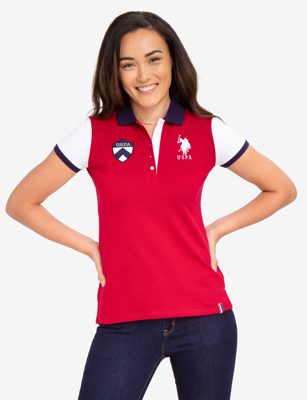 Colorblock Polo Shirt for Men | 100% Cotton USPA