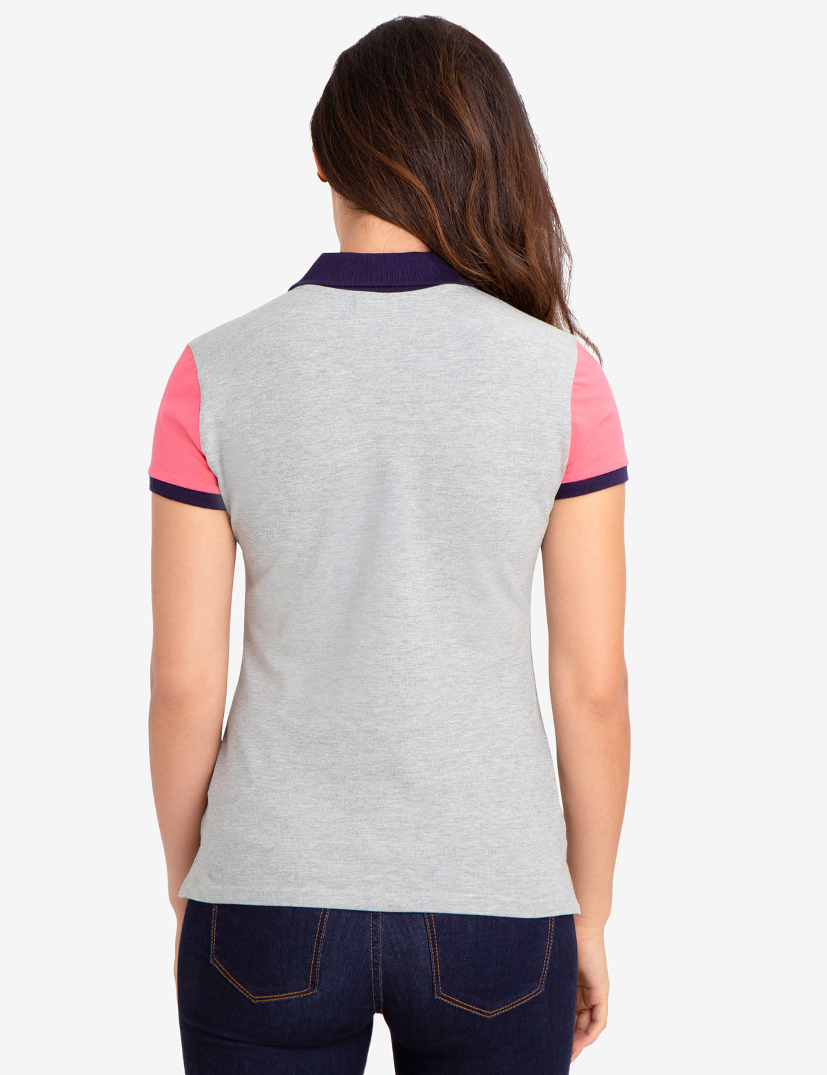 Colorblock Polo Shirt for Men | 100% Cotton USPA